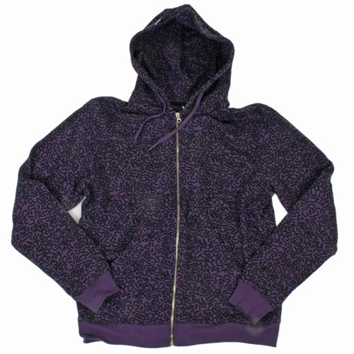 GLOBE Mens GLOBE Stipple Hoody Purple