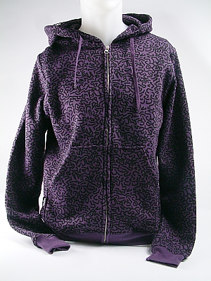 Globe STIPPLE ZIP HOOD GB0-81320 - PURPLE