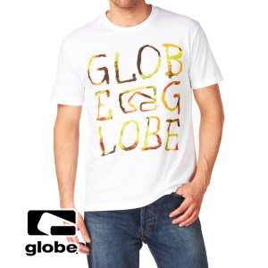 Globe T-Shirts - Globe Brussles T-Shirt - White