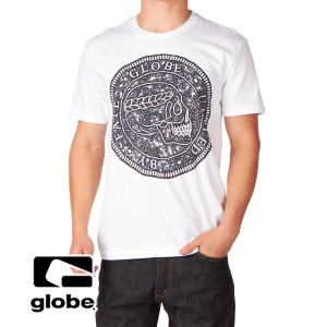 Globe T-Shirts - Globe Currency T-Shirt - White