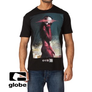 Globe T-Shirts - Globe Magenta T-Shirt - Black