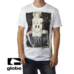 Globe T-Shirts - Globe Tempesta T-Shirt - White