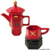 Globe Victorian Postbox Tea For One Teapot