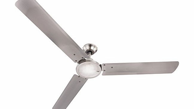 Globo Ceiling Fan with Brushed Nickel Blades