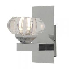 Globo Lighting Cubus Single Chrome Wall Light