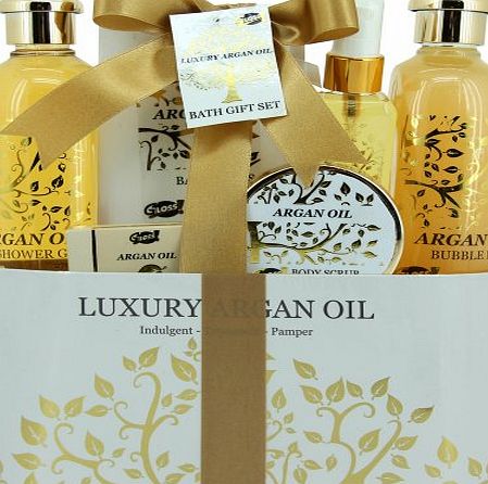 Gloss! Bath Gift Set, Argan Oil - 6 Piece