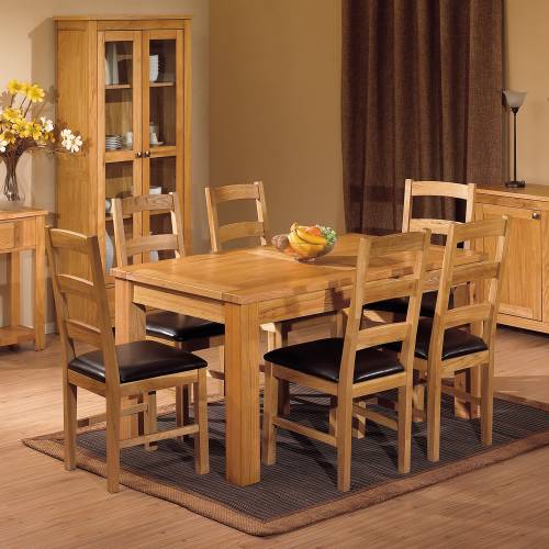 Gloucester Oak Furniture Gloucester Oak Large Dining Set