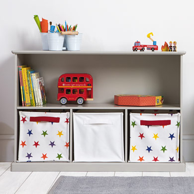 GLTC Abbeville Storage Shelf Unit, Stone