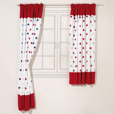 Star Blackout Curtains for Kids (pair)
