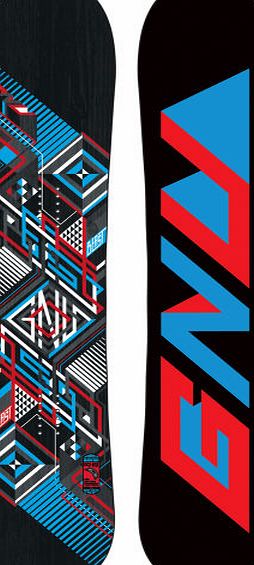 Gnu Mens Gnu Beast Split Snowboard - Multi