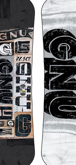 Gnu Mens Gnu Carbon Credit Wide Snowboard - Multi