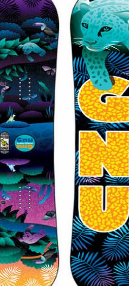 Gnu Womens Gnu Ladies Choice Snowboard - Multi