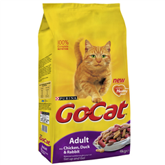 Go Cat Go-Cat Adult Complete Cat Food with Chicken, Duck and#38; Rabbit 4kg
