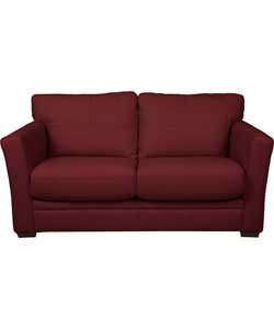 Create Umbria Leather Sofa Bed - Red