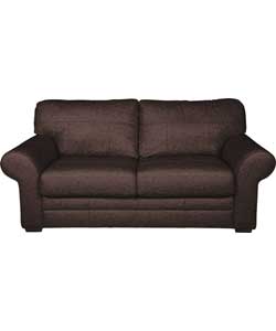 Create Walton Premium Leather Sofa Bed - Cocoa