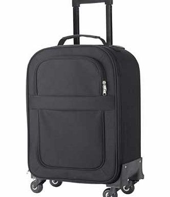 Go Explore Small 4 Wheel Suitcase - Black