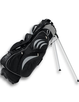 Go Golf Fairway Walker Stand Bag Black/Silver