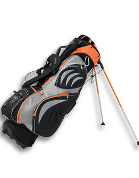 Go Golf Fairway Walker Stand Bag Orange