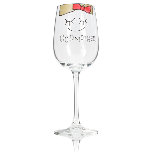 Godmother Wine Glass