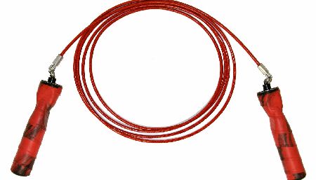 GoFit 9 Pro Cable Rope with Contour Grip Handles RED