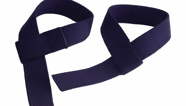 GoFit Cotton WeightLifting Straps with Loop Styled