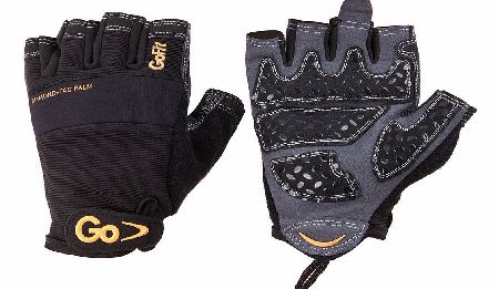 GoFit Diamond Tac Weightlifting Glove Black MEDIUM