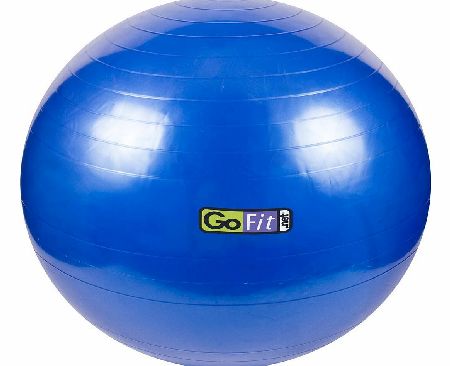 Gym Ball with Pump; Ball Plugs  Poster 75cm BLUE