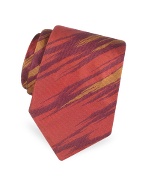 Gokan Kobo Touch Shimmering Patterned Woven Silk Tie