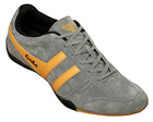 Chase Grey/Yellow Suede Trainers