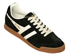 Gola Harrier Black/Ecru Suede Trainers