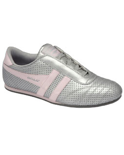 Gola Mace Silver/Pink Leather