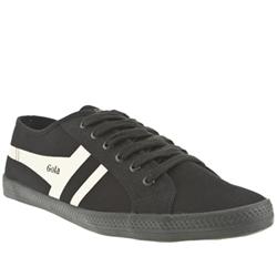 Gola Male Gola Quattro Fabric Upper Fashion Trainers in Black, Grey, Navy