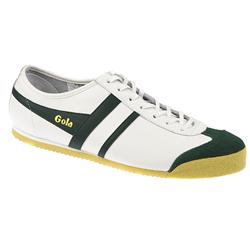 Gola Male Harrier Leather Upper Leather/Textile Lining Fashion Bold in White-Green