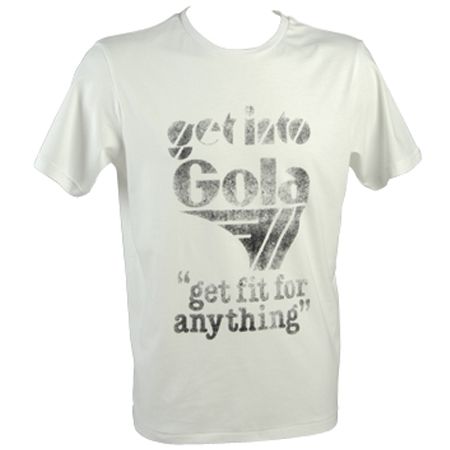 Gola Stepney Graphic White Mens T-Shirt