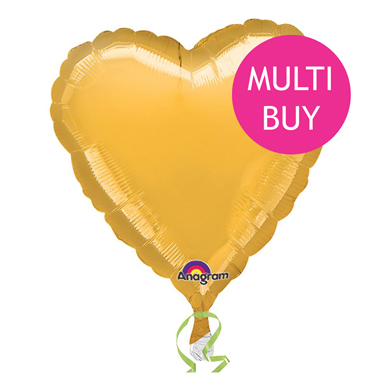 18 Heart Foil Balloon - Multi Buy