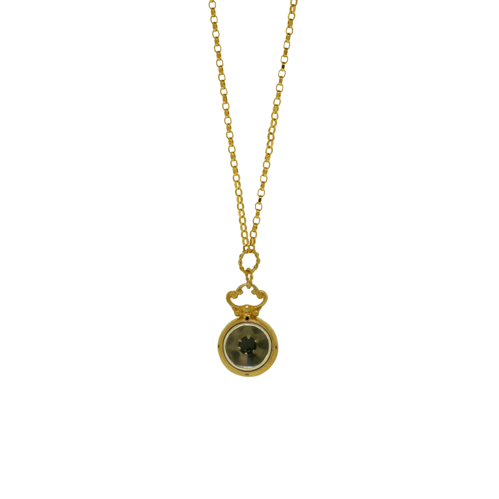 Gold Cameo Necklace - 4 Stone
