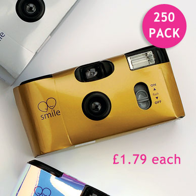 Gold Camera - 250 Pack