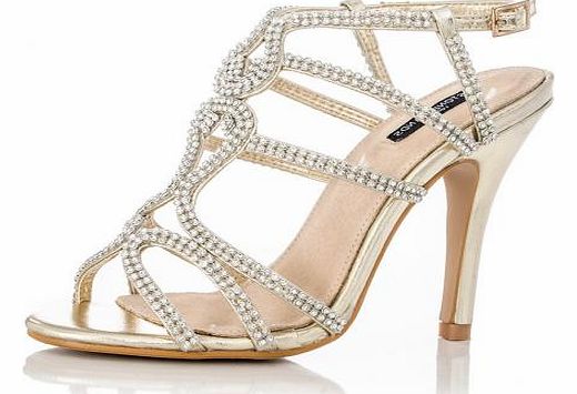 diamante jelly sandals uk