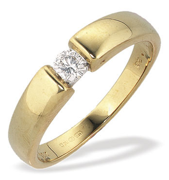Gold Diamond Engagement Ring (549)