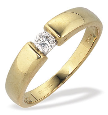 Gold Diamond Engagement Ring (549)