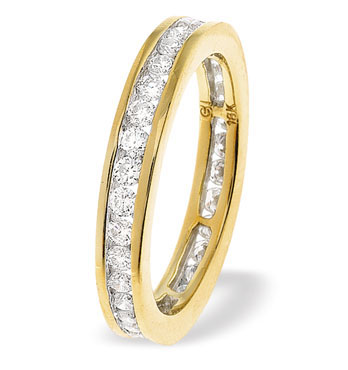 Gold Diamond Full Eternity Ring (463)