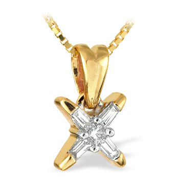 Gold Diamond Pendant (117)