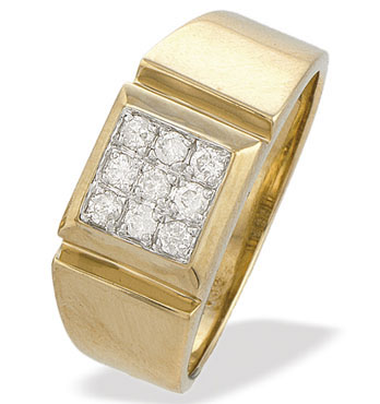 Gold Diamond Ring (002)