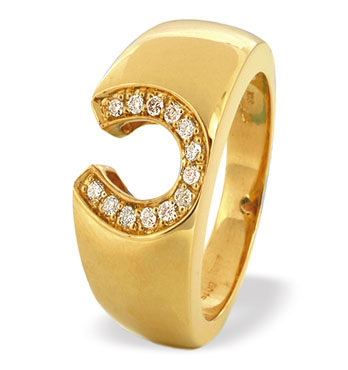 Gold Diamond Ring (026)