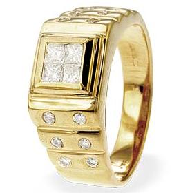 Gold Diamond Ring (064)
