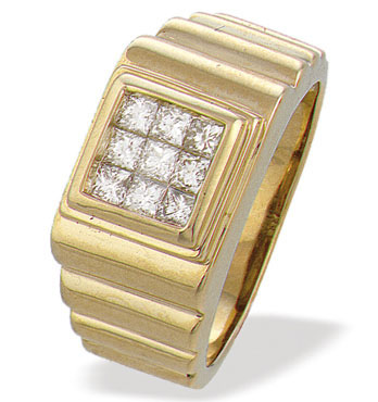 Gold Diamond Ring (079)
