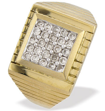 Gold Diamond Ring (090)