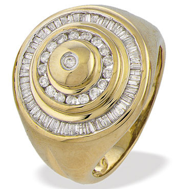 Gold Diamond Ring (108)