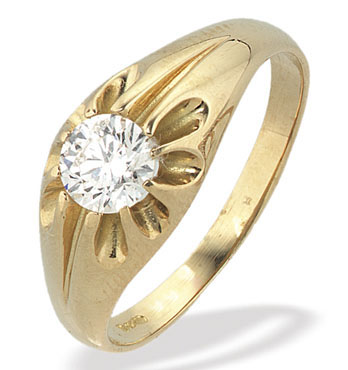 Gold Diamond Ring (202)