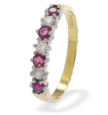 Diamond Ruby Ring (173)